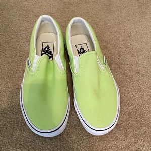 Vans neon green